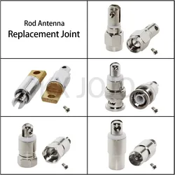 Conector coaxial RF SMA macho BNC/TV/F/conector de enchufe Universal con tornillo de cabeza para reemplazo de Control aéreo de antena telescópica