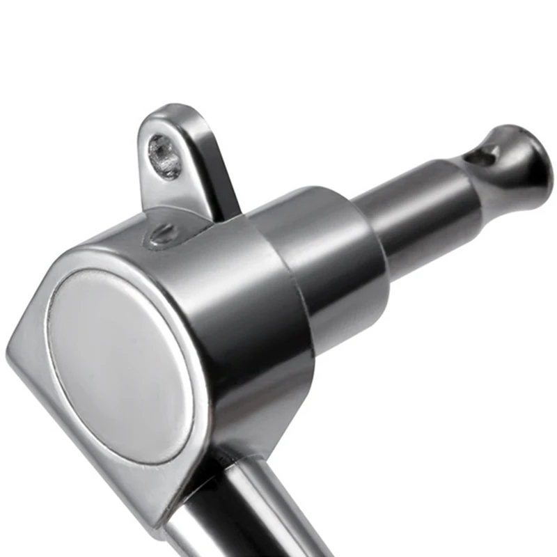 Replacement Accessories 12 Pack Acoustic Guitar Guitar Pins Tuner Head Knobs (6 Left + 6 Right) Silver image 2