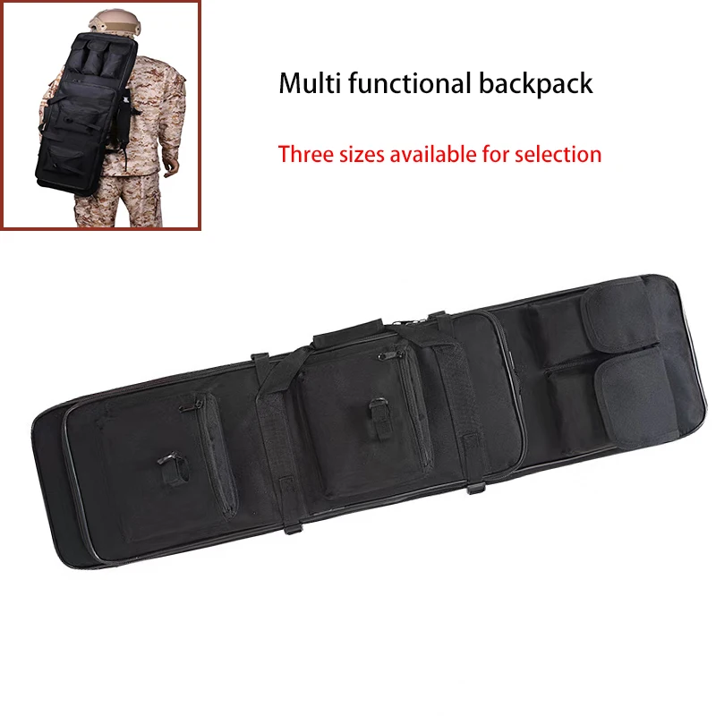 118cm 95cm 84cm  Motocycle Multi-functional Tactical Backpack Fishing Bag Canvas Material Fishing Rod Bag Double Shoulder Gear