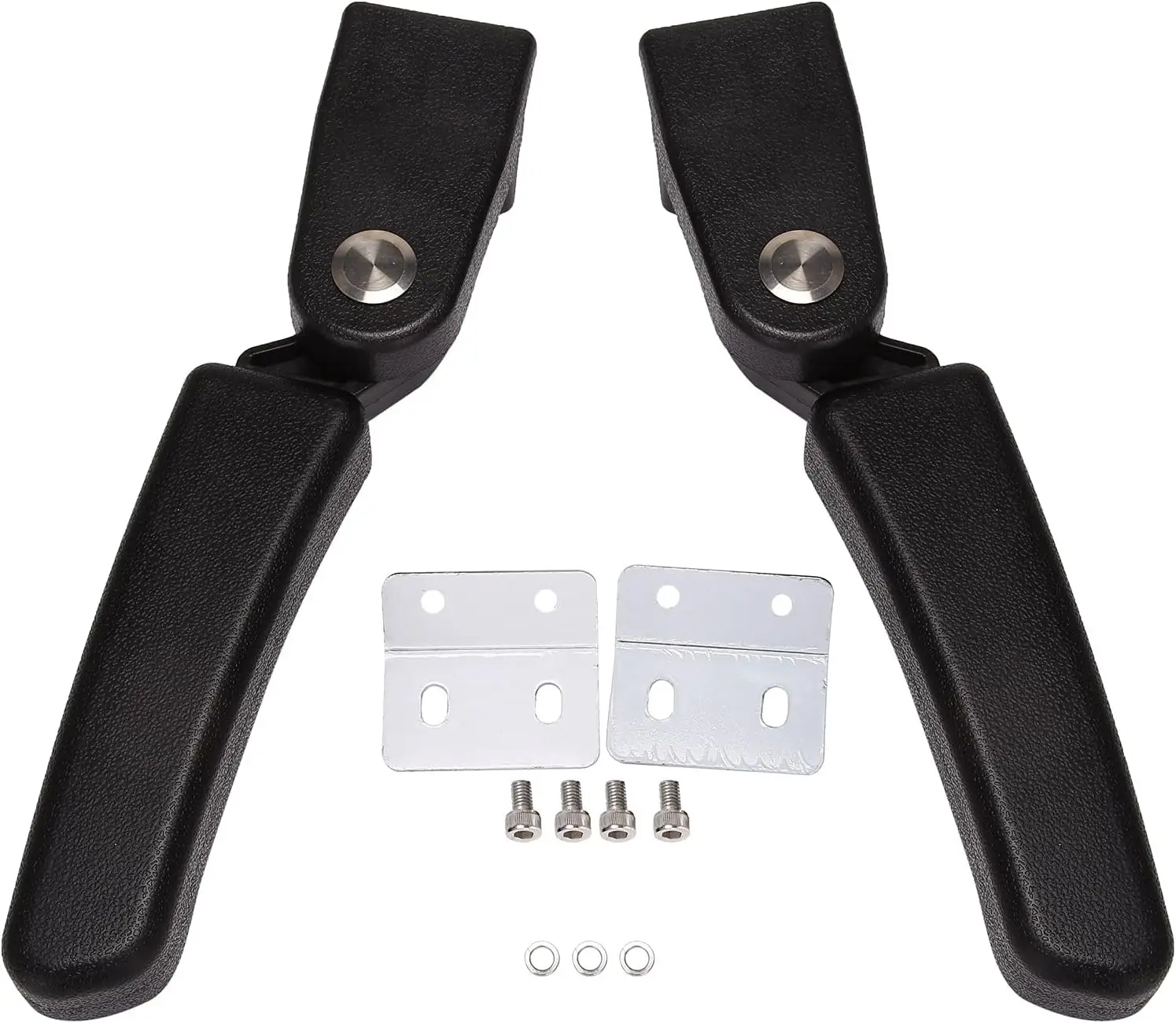 مسند ذراع للركاب للصندوق الخلفي العالمي لـ F 800 GS ADV R 1200 GS Adv ملحقات الدراجة النارية زوج أسود