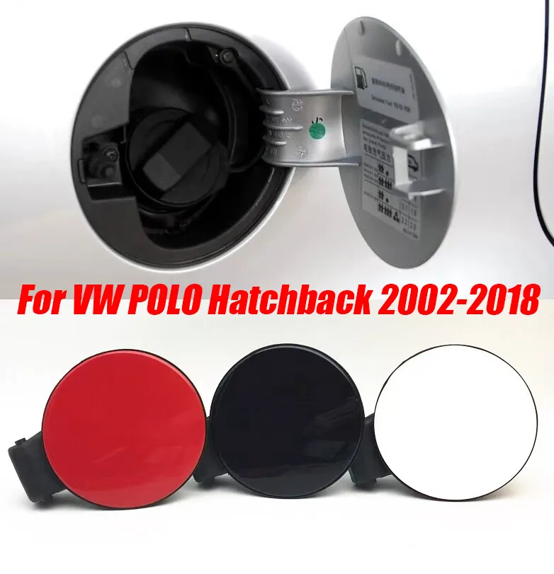 Painted Fuel Filler Door Tank Lid Gas Cap Cover For VW POLO Hatchback 2002-2018