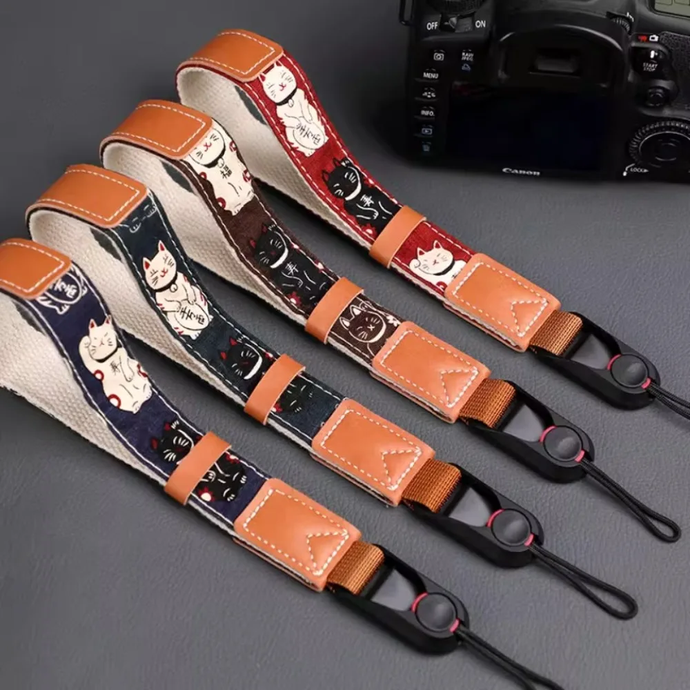 

Camera Strap FooCat DSLR Micro Single Camera Wrist Strap Leather Lanyard Hand Rope Sony Canon Nikon Nps Strap Camera Accessory