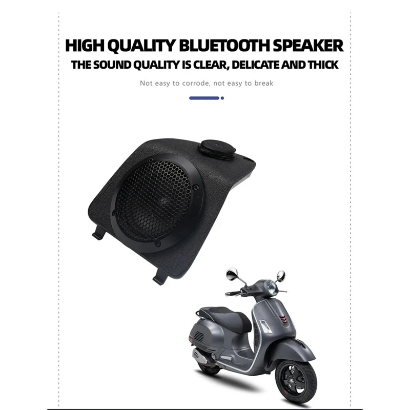 

STE-eScooter Music Sound Audio Amplifier Speakers Horn System USB Charger for Vespa GTS 300 250