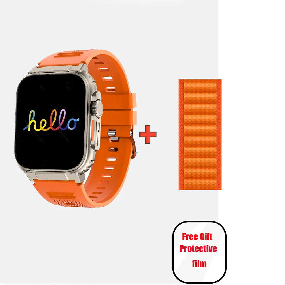 New H14 Ultra Plus Smart Watch Series OS10 UI 49mm Heart Rate Monitor Album NFC Men Women Sport Smartwath TWS Local Music Ebook