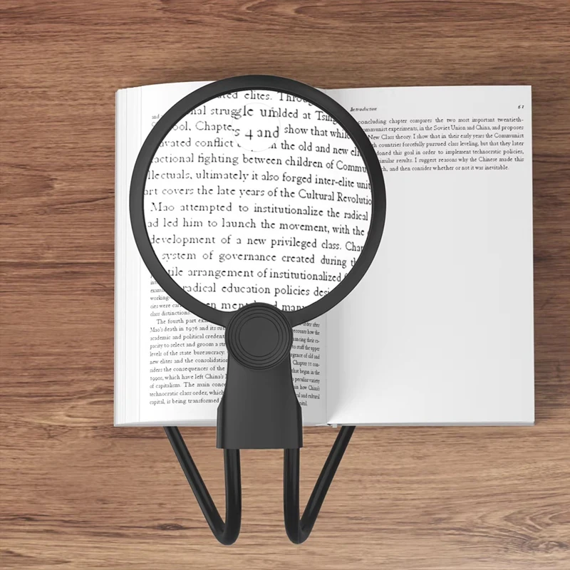 عدسة مكبرة بدون استخدام اليدين من AAAN للخياطة، عدسة مكبرة مرنة لقراءة كبار السن، كبار السن منخفضة الرؤية، عمل مغلق