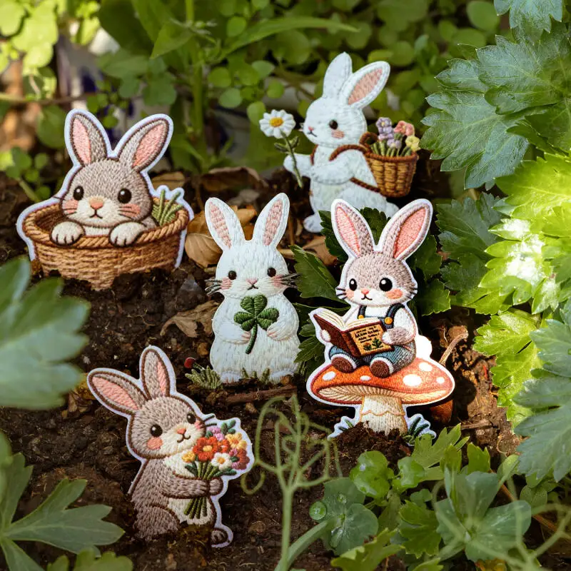 

Набор наклеек Card Lover, 40 шт. [Серия «Вышивка: Милые питомцы»] из белой крафт-бумаги: теплые пушистые медведи, мягкие пушистые домики-иглу для скрапбукинга