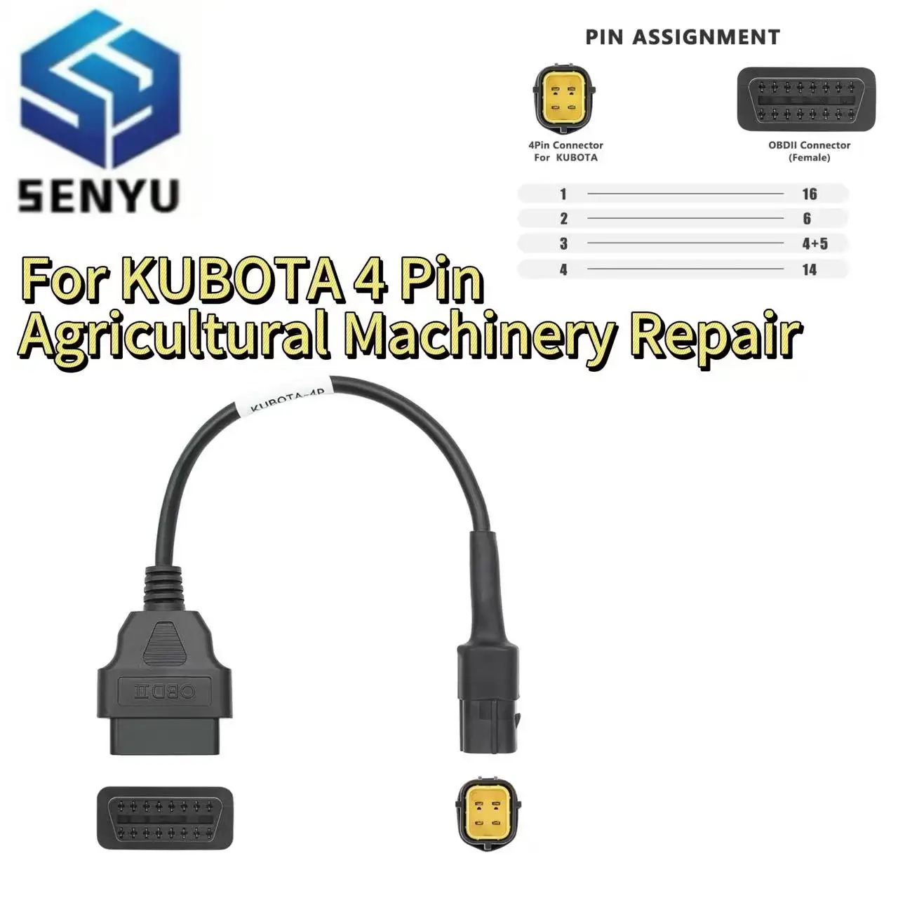 For Kubota 4 Pin OB… - image