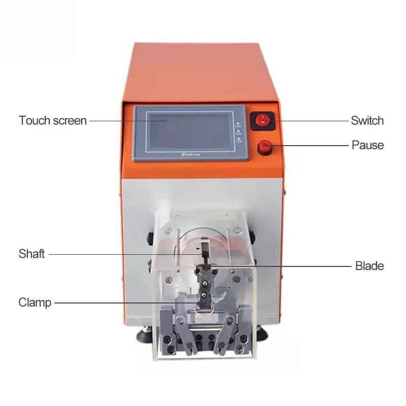 3Q Semi Automatic Rotary Coaxial Wire Cable Stripping Machine Coax Cable Stripper