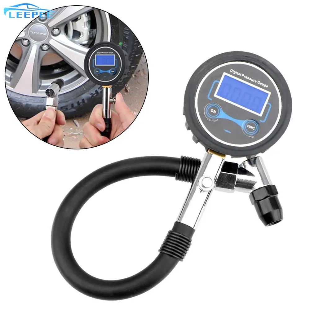 High Precision Auto Tire Pressure Gauge Digital Tire Tester LCD Display for Car Truck Vehicle Motorcycle