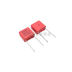 2pcs Original WIMA 1UF 100V RED MKS4 10MM Film Capacitor Hi-Fi Audio Capacitors 100V 105 1UF 5%