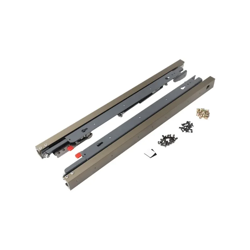 Small apartment aluminum alloy suspended desk countertop track