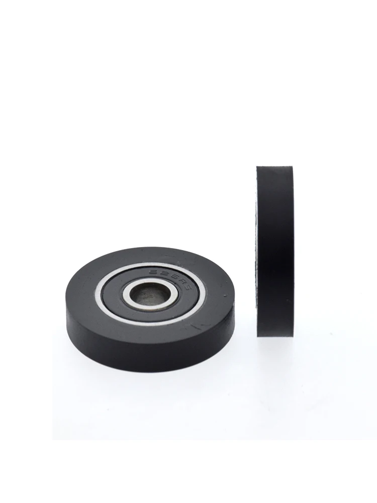 1Pc 6x28x6 nastro trasportatore in gomma coperta attrezzatura per automazione puleggia motrice gomma morbida guida silenziosa whee