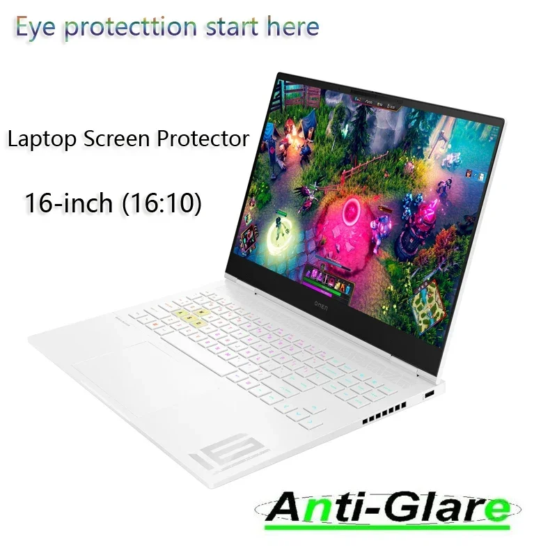 

2X Anti Blue Light and Anti Glare Screen Protector Guard Cover for HP OMEN 9 SLIM 16-u0009TX 16-U0017TX 16" Gaming Laptop 16:10