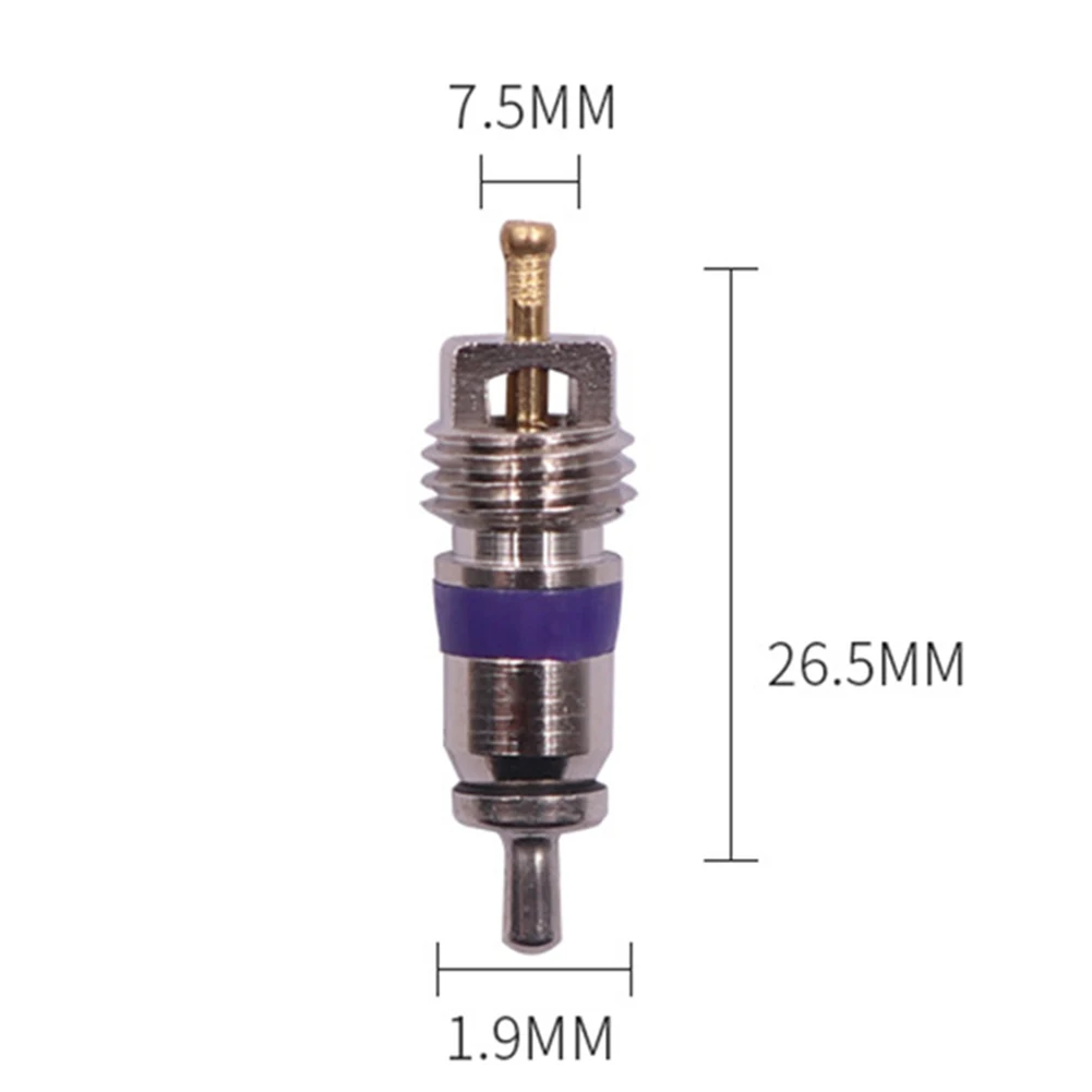Noyau de Valve de climatiseur de voiture, 6 pièces, pour compatibilité R134a, BMW, Mini, Rover, Mercedes, climatiseur