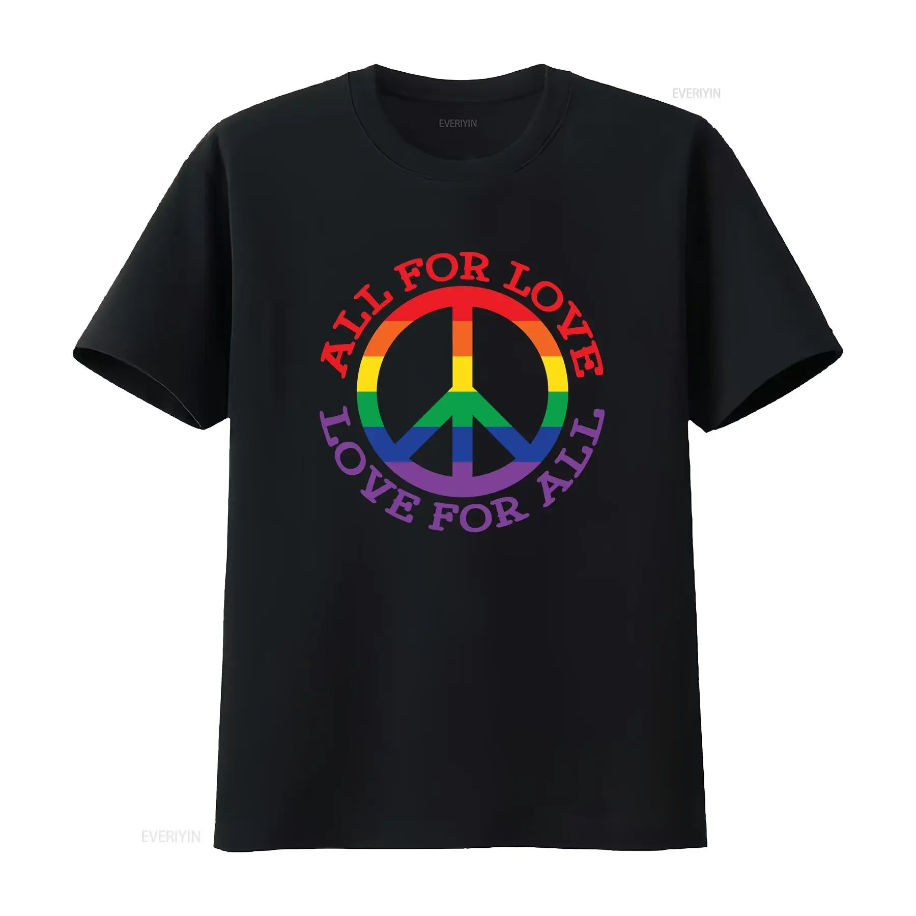 Pride T Shirt Be You LGBTQ Month Gay All For Love Equality Lesbian Rainbow Peace vintage Washed Comfortable Stretched Stylish