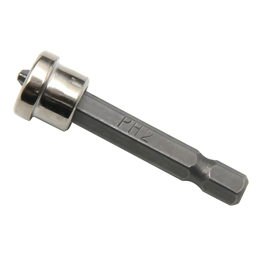 Set Of 10 PH2 Drywall Screwdriver Bits 50mm Hex Shank With Depth Stop For Controlled Plasterboard Screw Fixing