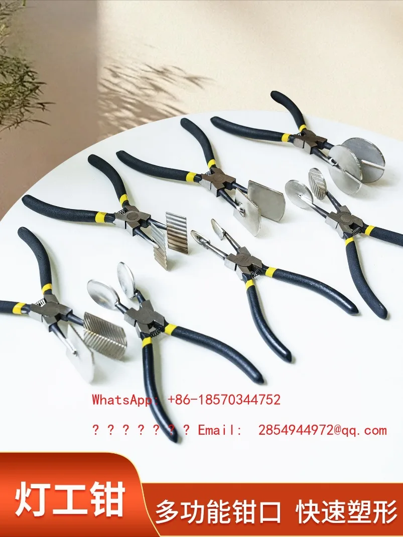 2026  L      Lamplighter Glass Flattening Shaping Linear Pliers Burning Glass Hand DIY Tools Lamplighter Pliers L