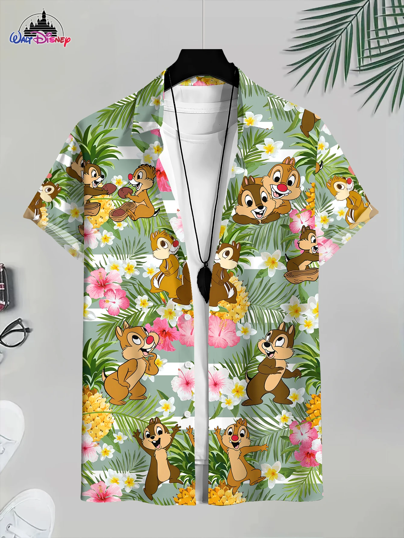 Fashion Casual 3D Print Retro Floral Shirt: Groovy Pattern Graphic Button - Up