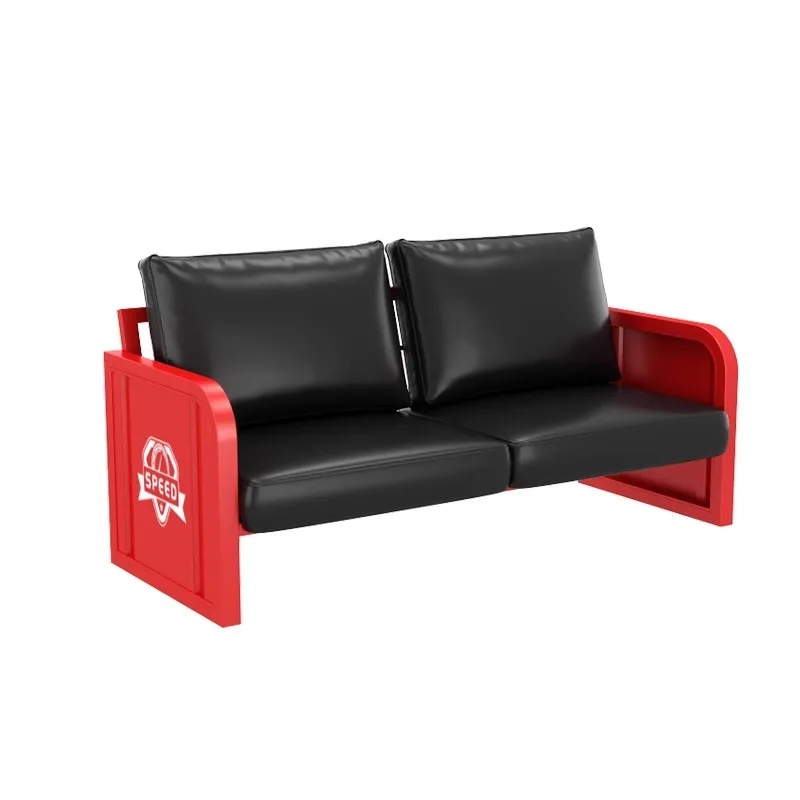 Custom Industrial Style Meeting Reception Studio Gym Rest Area Waiting Sofa Personality Coffee Table Set