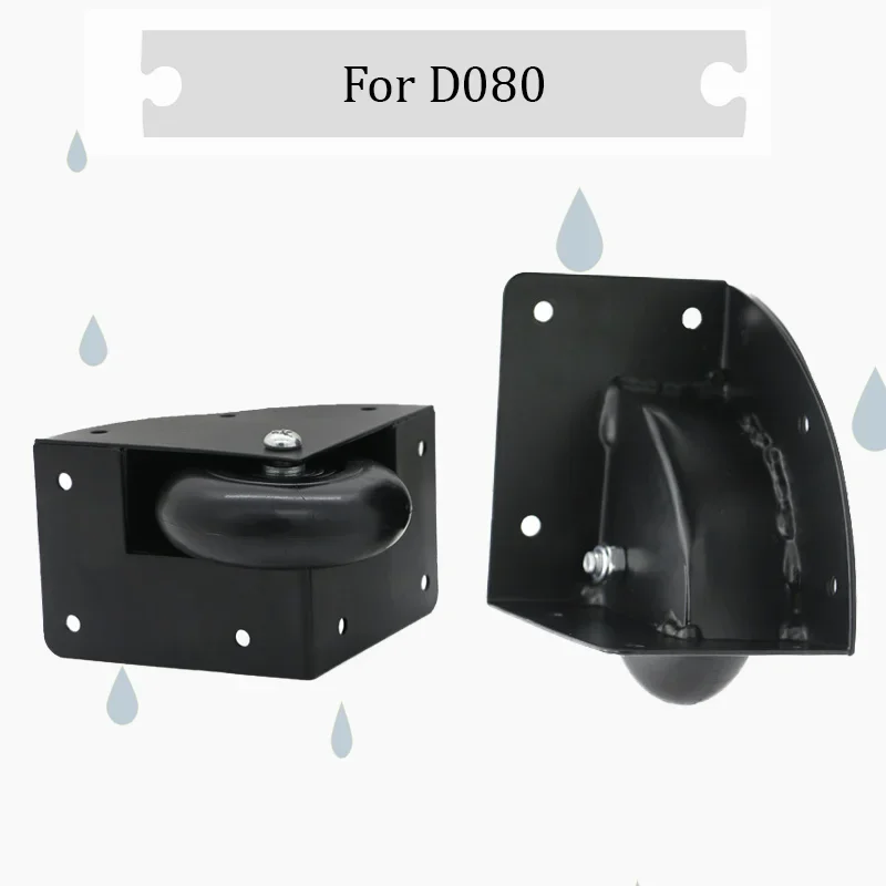

For D080 Non-Swivel Luggage Wheel Set Fixed-Direction Replacement Straight Roller Universal Fit For Most Luggage