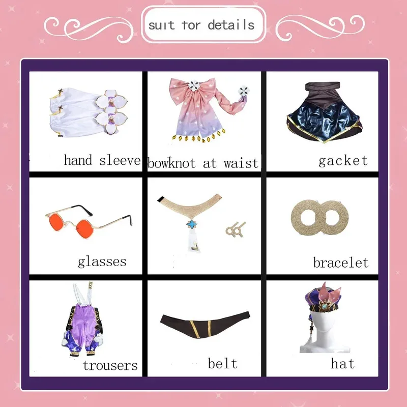 دوري جينشين كوسبلاي جينشين إمباكت دوري كوسبلاي جينشين زي شعر مستعار قبعة مجموعات كاملة أزياء الهالوين أنيمي كوس للنساء #2