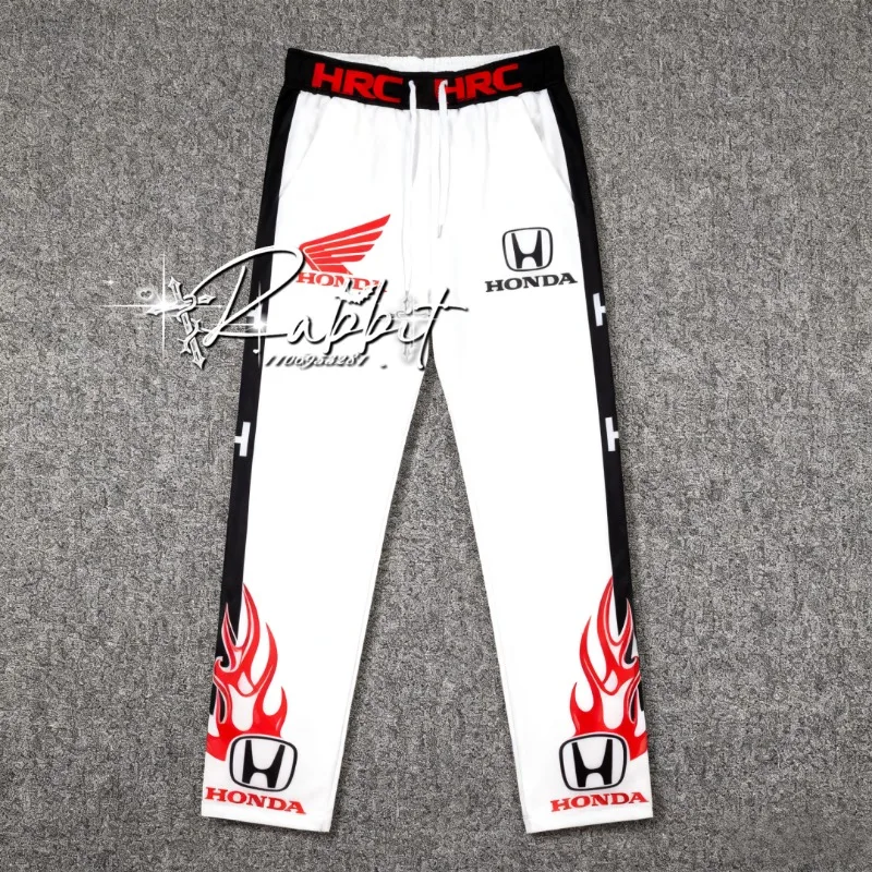 25/26 New Honda Racing Team Fashion Street Cycling Speed Drying Sunscreen Pants Men's F1 Motorcycle Off Road Enthusiast Pants