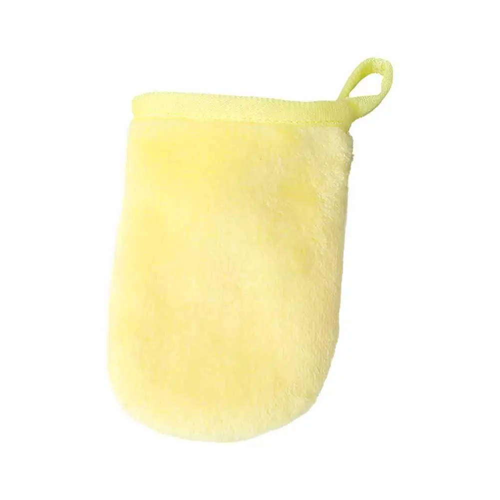 Professional Microfiber Face Cleansing Gloves Reusable Tool Glove Makeup Cloth Remover Unisex Pads Mitts R0u0
