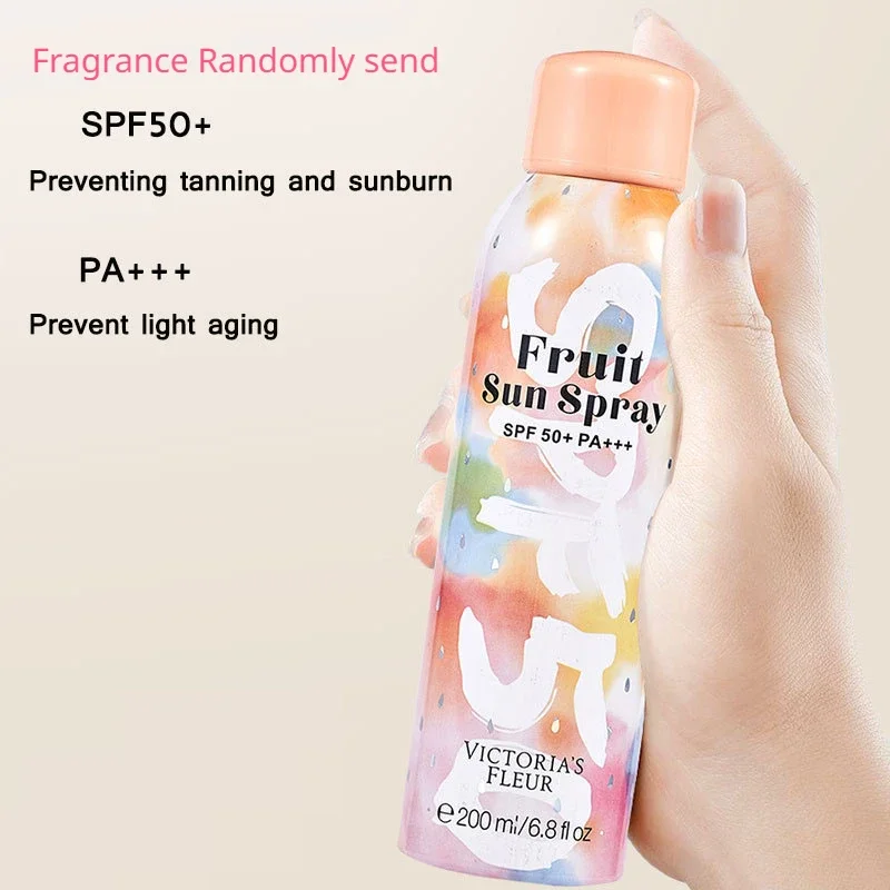 Flower season sunscreen spray whitening anti-ultraviolet fragrance long-lasting hydration moisturizing Skin care product