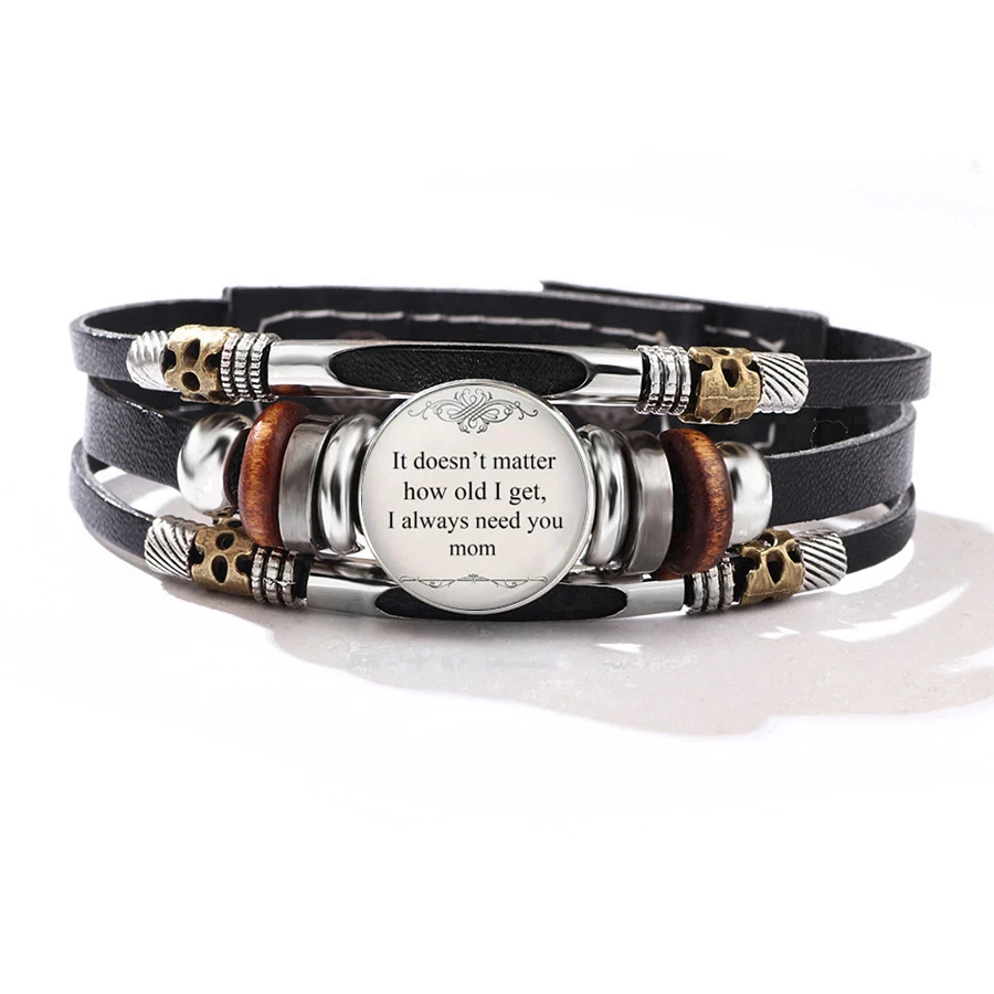 Hot Selling Cross-Border Romantic Quote Time Gem Glass Alloy Bracelet Charms, Elegant Daily Wear Jewelry Ornaments