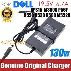 Genuine For Dell 130W 19.5V 6.67A/6.7A charger XPS 15 9530 9550 9560 PRECISION M3800 DA130PM130 06TTY6 laptop AC adapter
