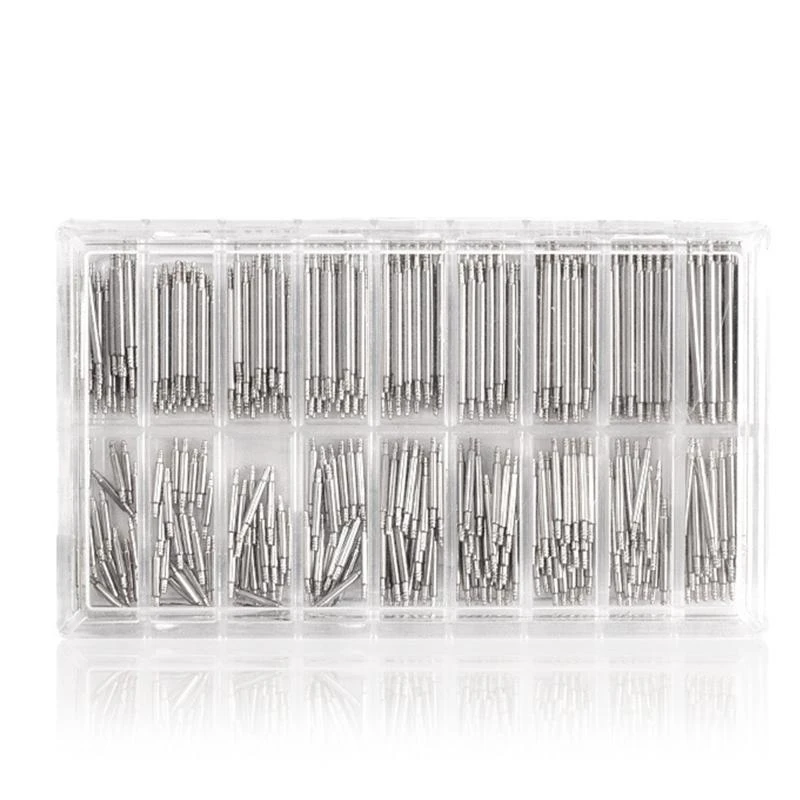 02dd 8-25mm relógio Banda Spring Bars Strap Link Pins Repare Pins Link Pins Define Ferramentas Reparação Profissional