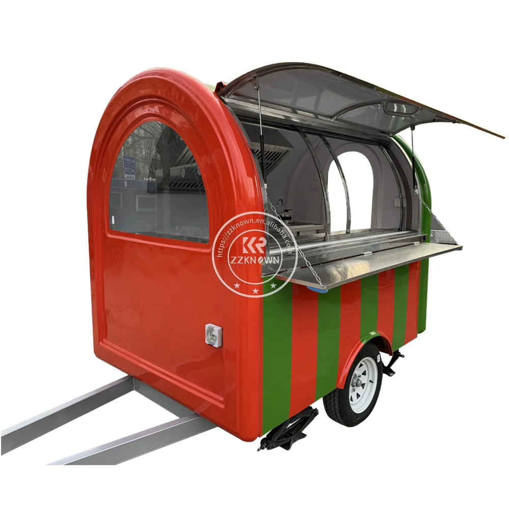 

Concession Mobile Food Truck With DOT VIN Ice Cream Pizza Kiosk Coffee Fast Food Trailer For Sale