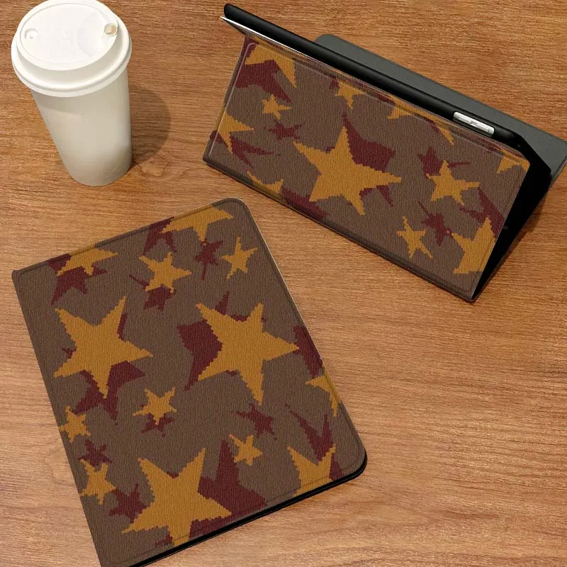 

Cartoon Star Pattern Fabric For Samsung Galaxy Tab S6 S7 S8 S9 S10 S11 FE Plus Lite Tablet Case