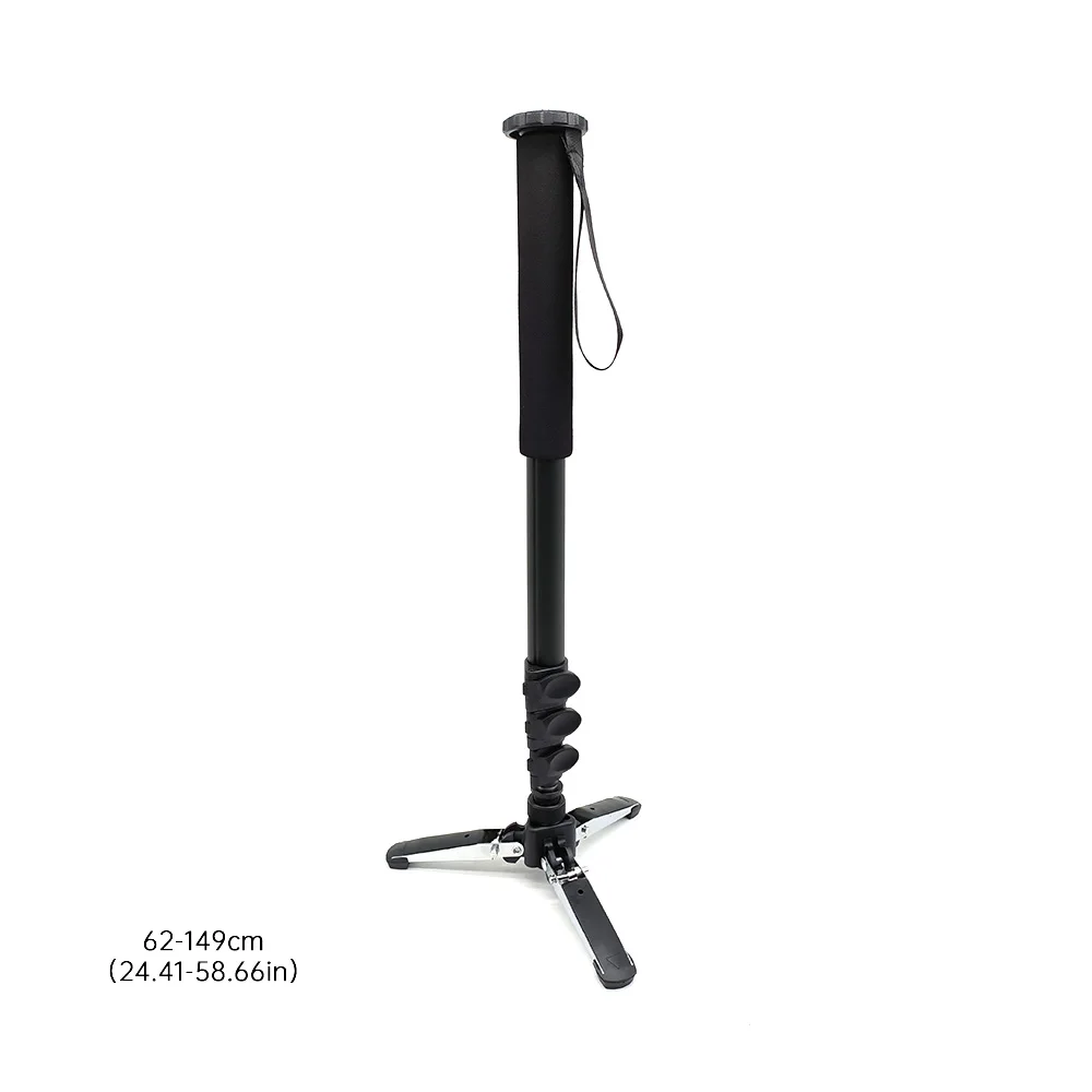 Metal Single Legged Portable Aluminum Hunting Telescopic Tripod Tactical for AR15 M4 M16 AK47 Airsoft Airguns Hunting Men