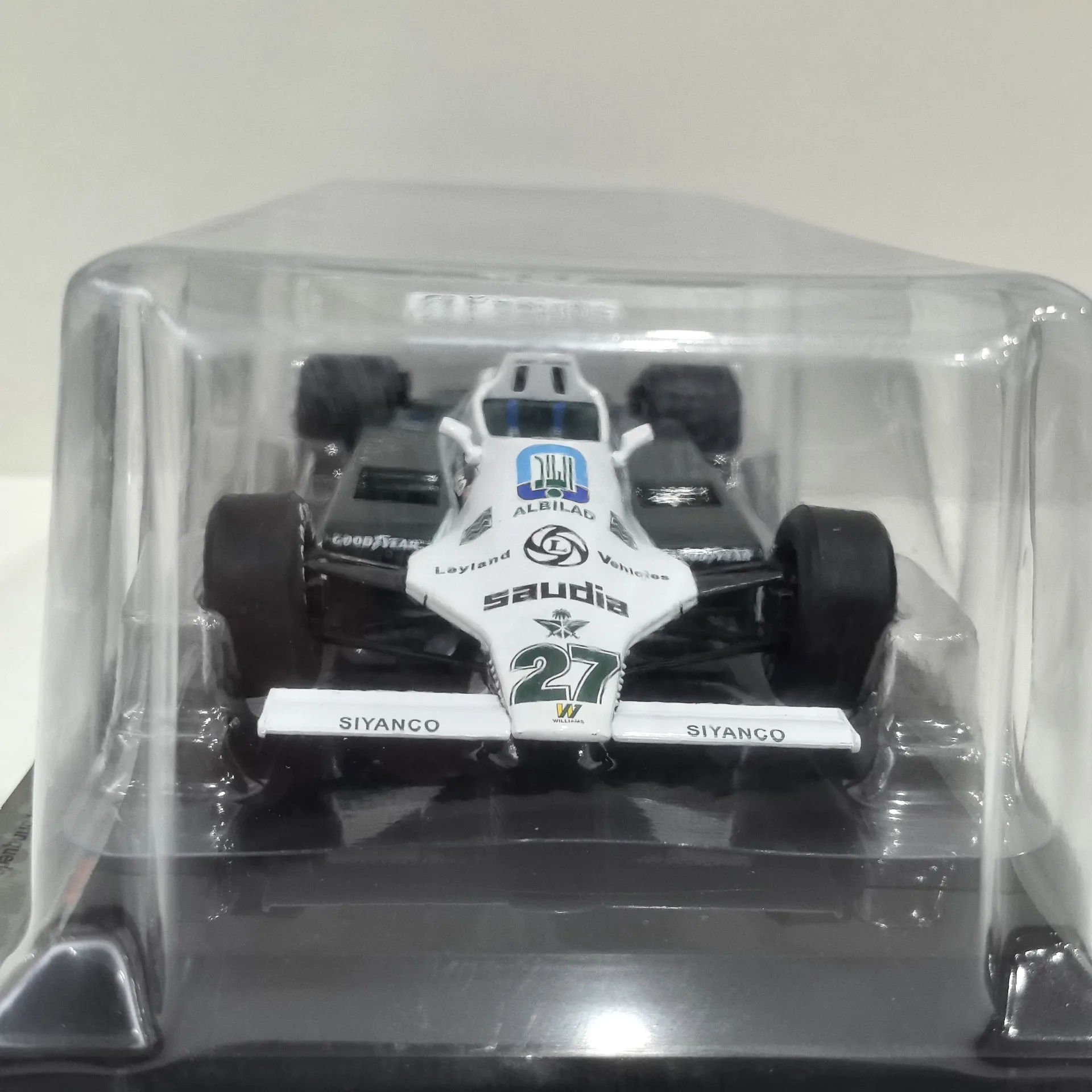 Diecast IXO 1/24 Scale WILLIAMS FW078 # 27 1980 Formula Racing W4 Alloy Car Model view 3