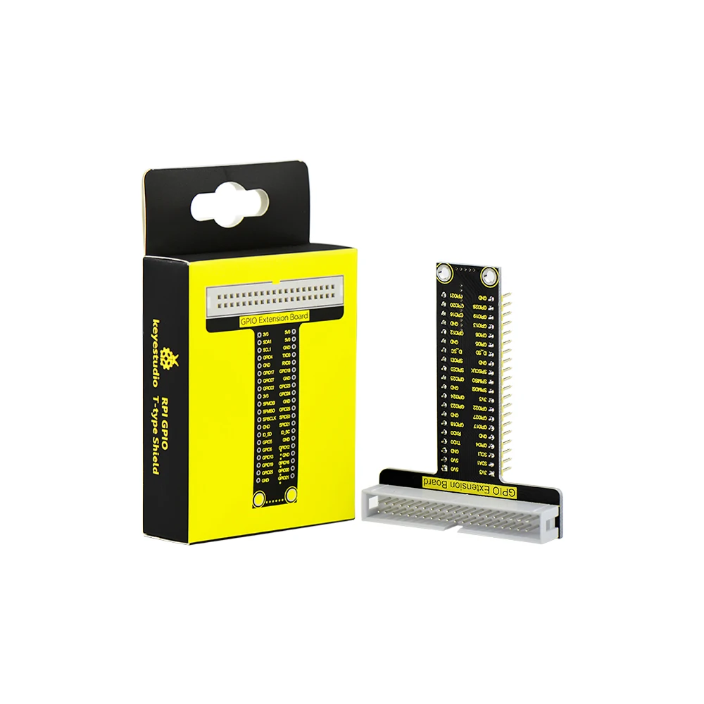 Keyestudio RPI GPIO T-type Shield For Raspberry Pi Extension Board Connect External Device On Breadboard For DIY Kit