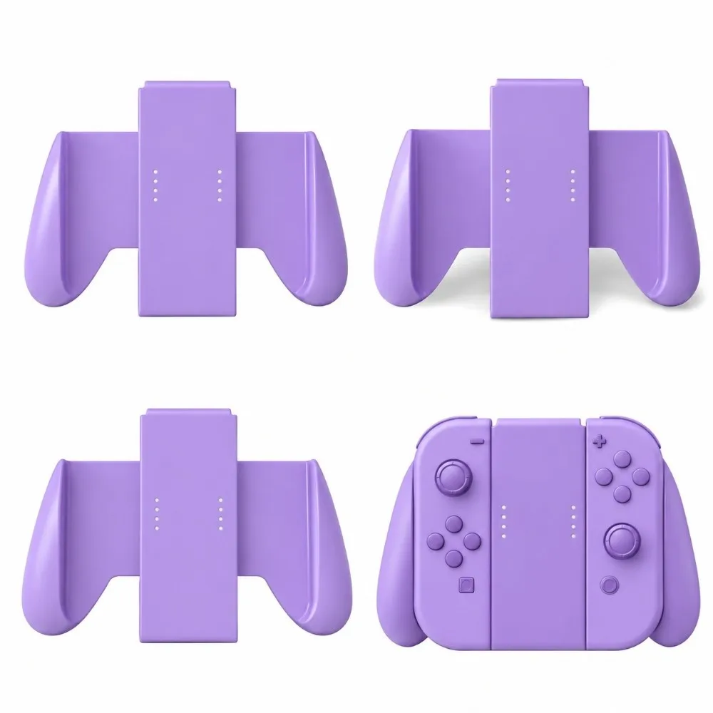 Ergonomic Grip Controller Hand Grip Slide-In Installation Non-Slip Grip Game Controller Grip Stand Function Full Button Access