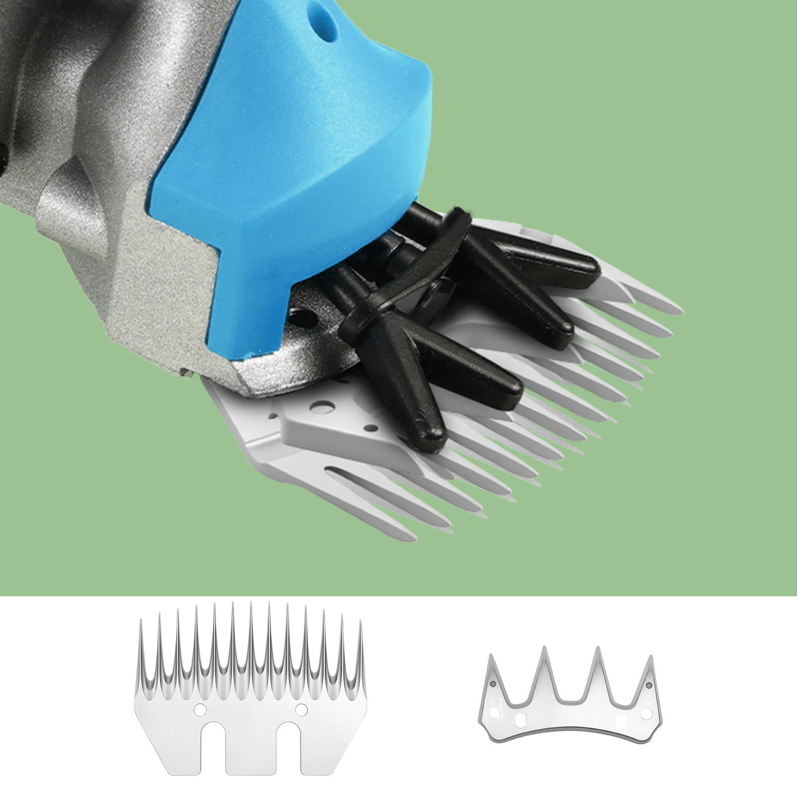 

Metal Sheep Shears Replacement Blade Detachable 13 Straight Tooth Sheep Shearing Blade Electric Wool Cutter Replacement Parts