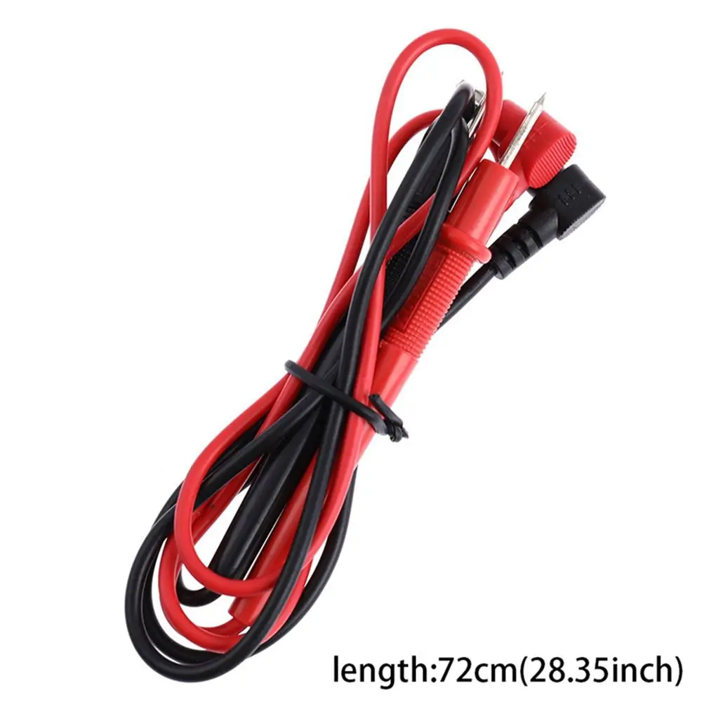 Pair Black and red Cable 72cm Electrical Tool Universal Wire Pen Needle Tip Probe MultiMeter Test Leads For Digital Multimeters