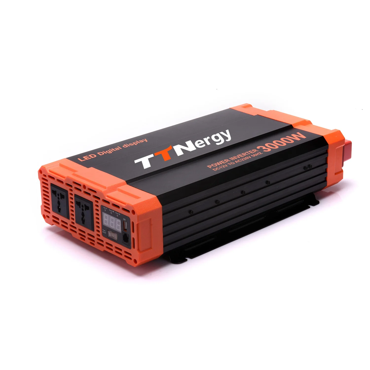 TTN High Quality  DC To AC Inverter 12V  to 220v modified sine wave 3000w  with universal socket