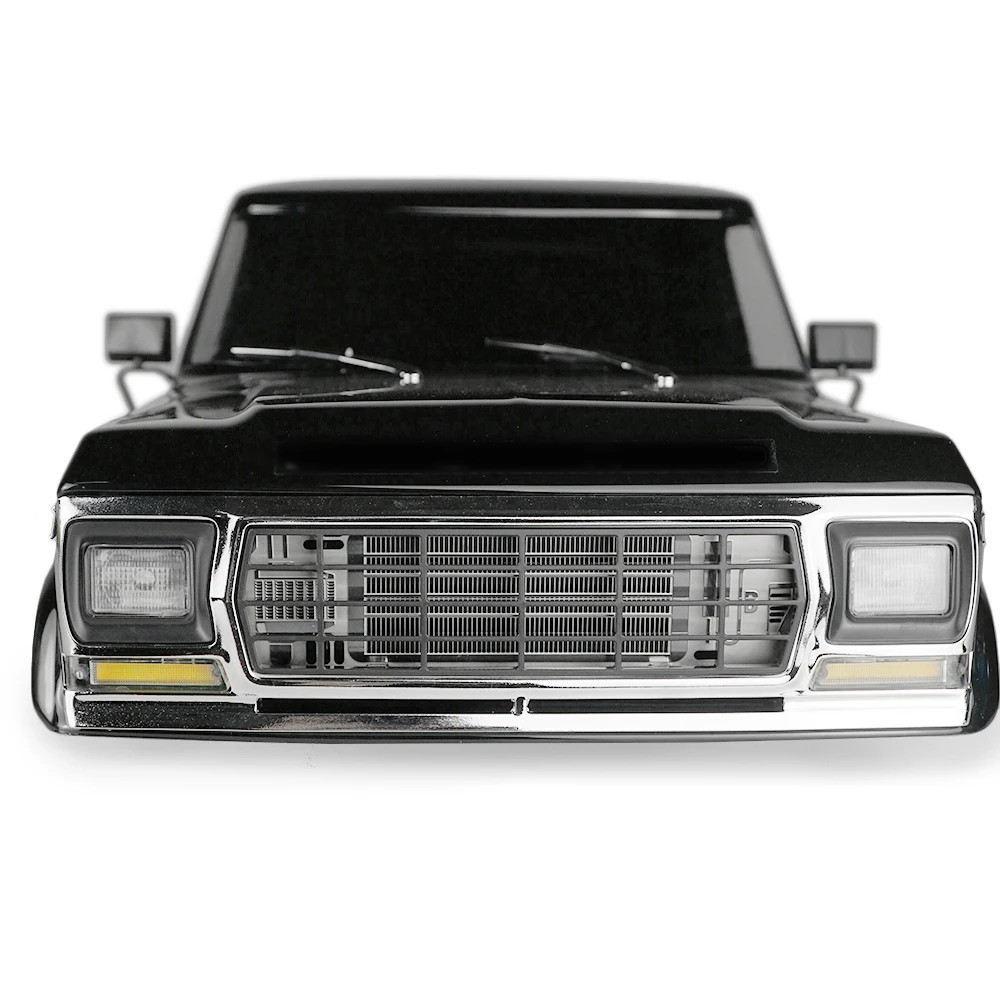 YEAHRUN Radiator Grill Plaat/Voorbumper/Achteruitkijkspiegel/Rok Staart Guard voor TRX-4 Vroege Bronco 1/10 RC Auto Upgrade Onderdelen