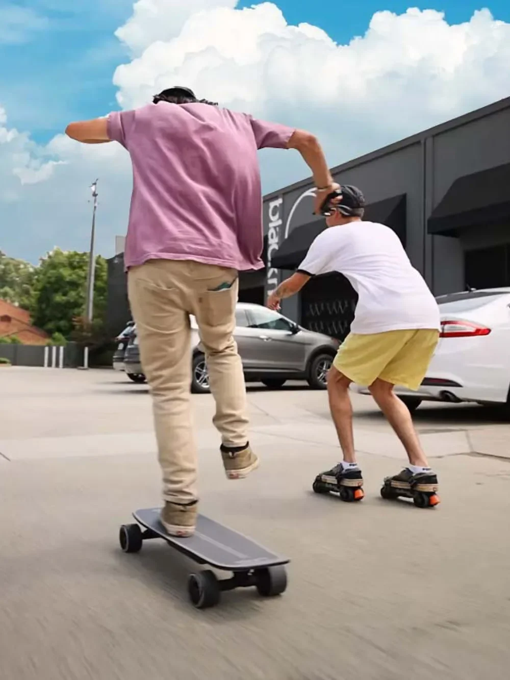 Patins elétricos portáteis, Pro Mobility Artefato, pendulares do cão escovando a rua, Folding Skate