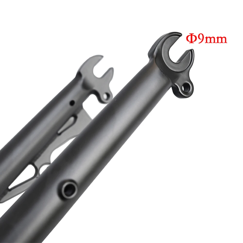 26/27.5ER DARKROCK CM-5 Cr-Mo Steels Front Fork 28.6mm DISC and V Brake MTB Rigid Fork Mountain Bikes Parts Matt Glossy