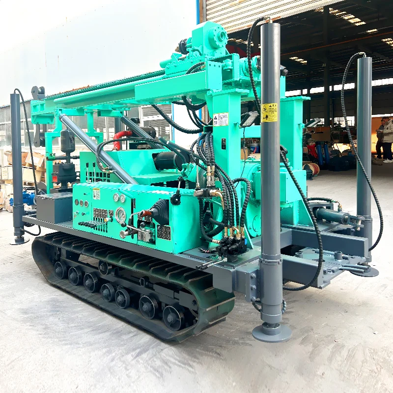 Customized Hydraulic Lifting Crawler Drilling Rig Mode Jdl-280 Deep Soil Hard Rock Mud Pump Bore Well Drilling Machine