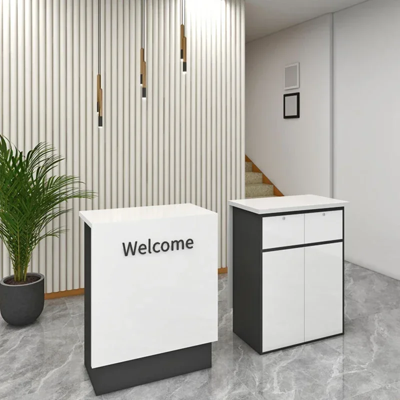 

Cashier Reception Desks Standing Office Cashier Simple Office Desk Preacher Seating Coffee Shop Mesas Auxiliares Salon Furniture