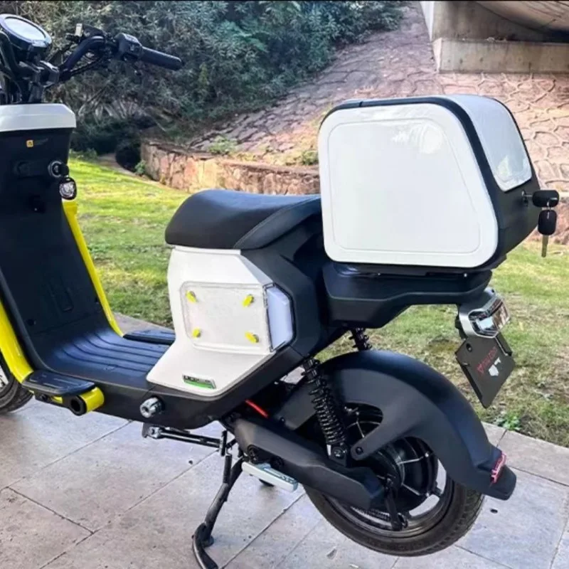 Electric Vehicle Modification Universal Thick Rear Storage Box with A Maximum Load Capacity of 60kg Can Accommodate Half Helmets