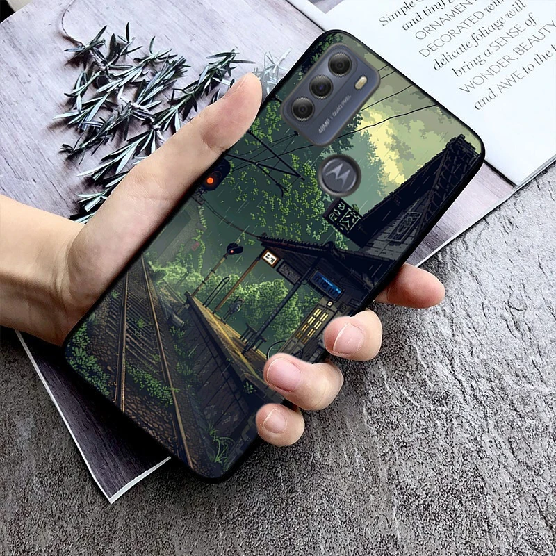 جراب هاتف لهاتف Moto G85 G55 G05 G14 G75 G31 G50 G10 G20 G30 G60 G13 G32 G84 G54 G53 G72 G24 Power Japan أنماط متجر الكرز #3