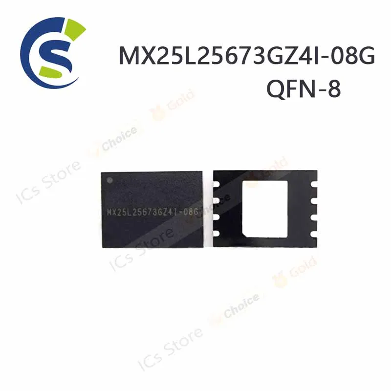 2PCS 100% New MX25L25673GZ4I-08G MX25L25673GZ41-08G MX25L25673 QFN-8 Chipset