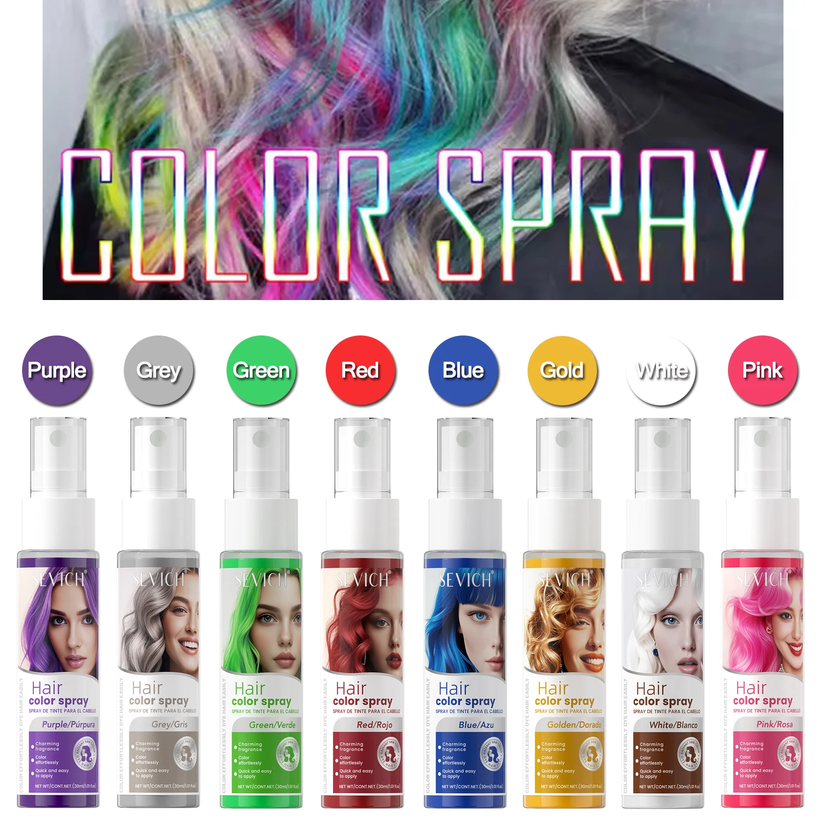 Spray de tinte para el cabello desechable, crema de tinte para el cabello de plantas naturales, duradero instantáneo, refrescante, suave, sin decoloración, herramientas de tinte para el cabello con burbujas