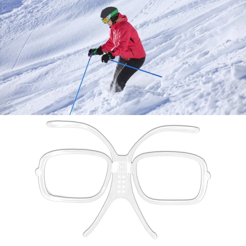 نظارات التزلج وصفة طبية إدراج محول كليب 140 مللي متر قابل للتعديل للتزلج على الجليد نظارات الرياضة نظارات التزلج الملحقات